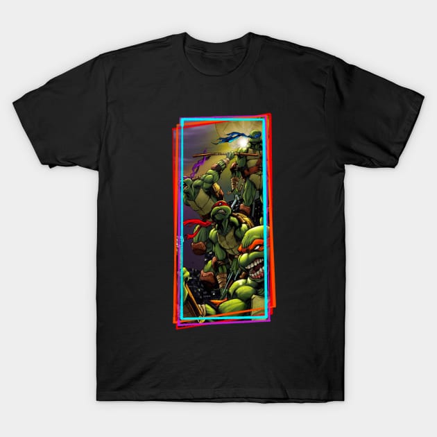 tmnt T-Shirt by Kylestewart79